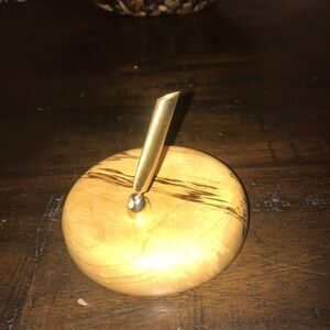 𝅺OREGON Myrtlewood desk pen holder